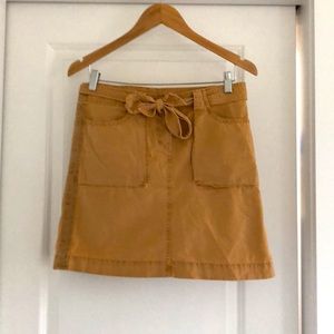 J. Crew Safari Mini Skirt. Vintage. Sz 2